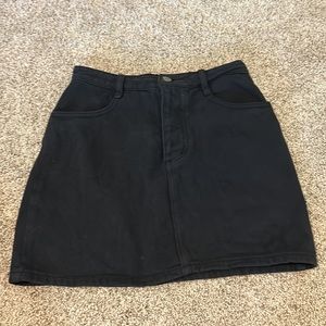 Black jean skirt size S